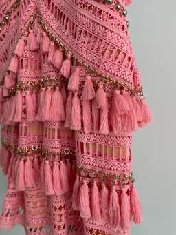 Thurley Foxtrot Dress in Pink for rent on The Volte - image 4