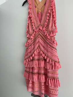Thurley Foxtrot Dress in Pink for rent on The Volte - image 5