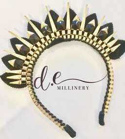 Dark Beauty Crown Black and Gold