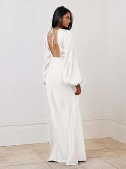 Lexi India Dress Oyster Size 8 for rent on The Volte - image 2