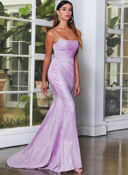Jadore JX4010 Gown Dress Lilac Size 12
