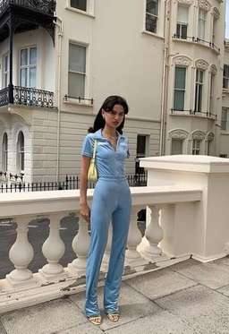 Peachyden velvet jumpsuit