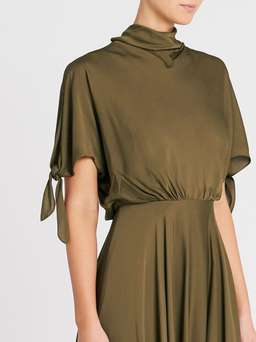 Camilla and Marc Teresa Midi Dress Green Size 8 for rent on The Volte - image 2