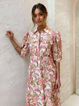 Significant Other Deanna Dress Maxi Dress Print Size 10 for rent on The Volte - image 3