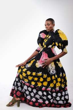 Busayo Bayo Dress Print Size 10 for rent on The Volte - image 2