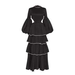 Aje Gracious Cut Out Dress Black - Size 8