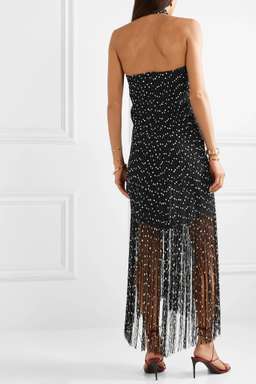 Jacquemus fringed halter dress 4