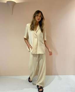 Viktoria and Woods Chorus Shirt and Pilot Pant Set Cream Size 10 for rent on The Volte - image 4
