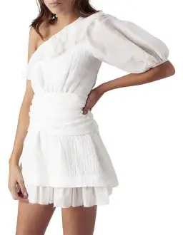 Aje Elvire Dress White Size 6 