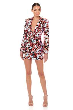 Eliya The Label  Rosetta Blazer Print Size 14 for rent on The Volte - image 1