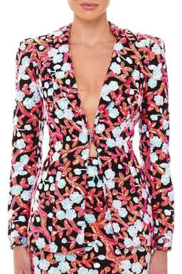 Eliya The Label  Rosetta Blazer Print Size 14 for rent on The Volte - image 4