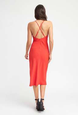 Red kookai slip dress 
