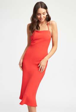 Red kookai slip dress 