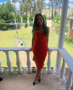 Red kookai slip dress 