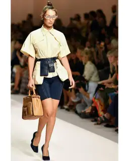 Fendi Cyclist Bermudas Navy Blue Size AU 8 