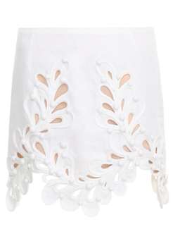 Zimmermann Brightside Rouleaux Bodice Size 8 and Mini Skirt Size 6 Set Ivory for rent on The Volte - image 6