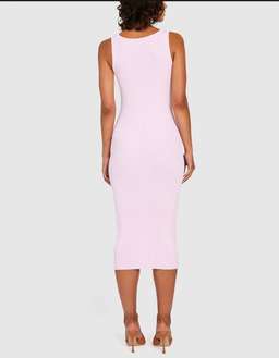 BY JOHNNY. - Alice Split Knit Dress - Light Pink for rent on The Volte - image 5