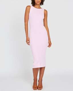 BY JOHNNY. - Alice Split Knit Dress - Light Pink for rent on The Volte - image 3