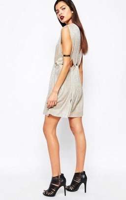 Bec & Bridge Gold Dust Mini Dress
