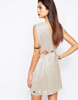 Bec & Bridge Gold Dust Mini Dress