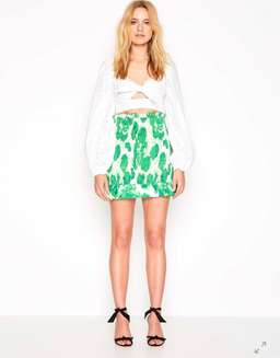 Alice McCall Electric Skirt Green Size 8 for rent on The Volte - image 2
