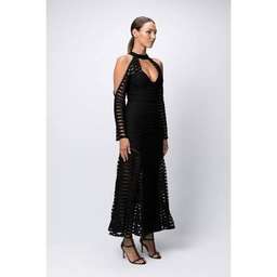 White Suede Time Stops Fishbone dress for rent on The Volte - image 2