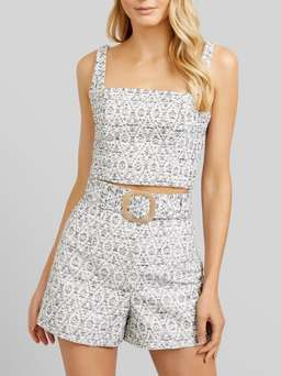 Kookai Dawson shorts & crop Size 6 for rent on The Volte - image 1