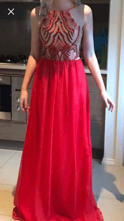 Red Bariano Dress for rent on The Volte - image 3
