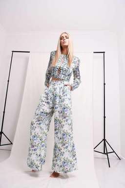 Zimmermann Whitewave Laced Bodice and Pants Set for rent on The Volte - image 1
