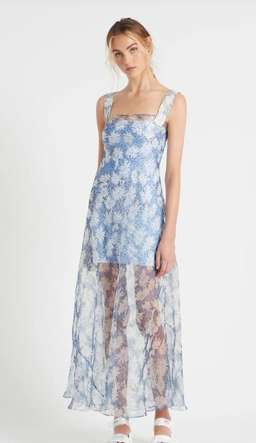 Sir The Label Anais Maxi Dress Blue Size 0 / AU 6 for rent on The Volte - image 1