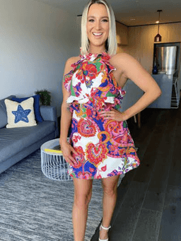 Zimmermann Lovestruck tied up mini size 8