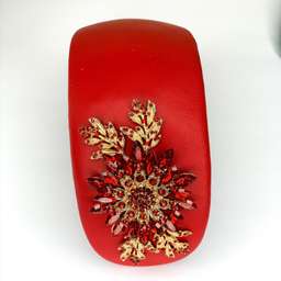 Halo & Rose Duchess bandeau headband red 