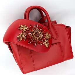 Halo & Rose Duchess bandeau headband red 