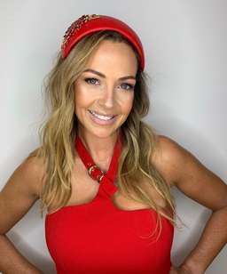 Halo & Rose Duchess bandeau headband red 