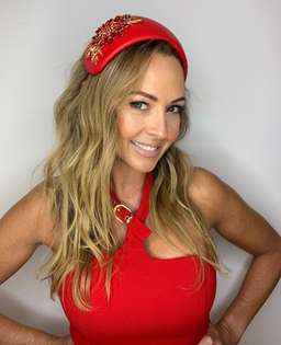 Halo & Rose Duchess bandeau headband red 