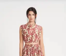 Sir The Label Valetta Top Red Floral Print Size 0 | AU 6 for rent on The Volte - image 1