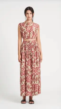 Sir The Label Valetta Top Red Floral Print Size 0 | AU 6 for rent on The Volte - image 4