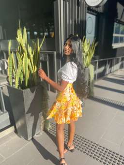 Zimmermann Primrose Flutter Skirt Print Size 6 for rent on The Volte - image 2