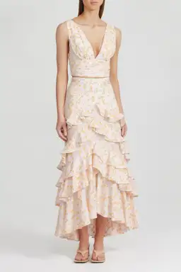 Acler Clairmont Top and Skirt Set Print Size 8 for rent on The Volte - image 1