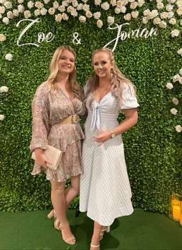 Blue/white Shieke dress   for rent on The Volte - image 2