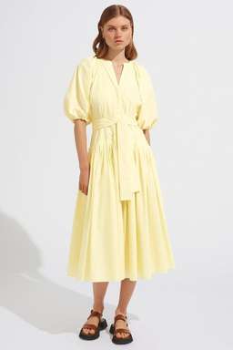 Steele Lemon Selma Dress Yellow Size 10
