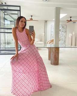 SWF Shirred singlet and skirt pink size 12 