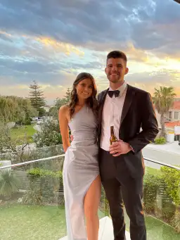 Natalie Rolt Frida Dress Blue Size 10