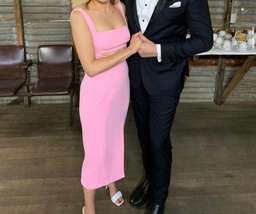 Misha Simonetta MIDI Dress in Pink