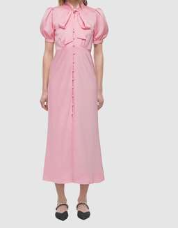 Mr Portrait - Pussy Bow Pink Dress Size 10