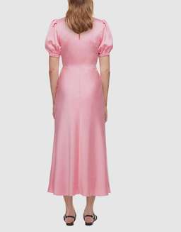 Mr Portrait - Pussy Bow Pink Dress Size 10