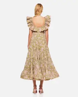 Zimmermann The Lovestruck Pleated Gown Floral Print Size 2 / AU 12 for rent on The Volte - image 5