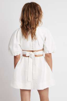 AJE Psychedelia Cut Out Mini Dress