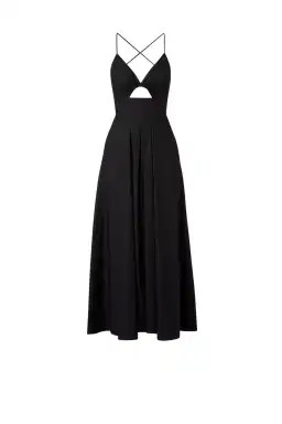 Scanlan Theodore Cotton Strappy Dress Black Size 8 for rent on The Volte - image 2