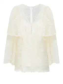 ALICE MCCALL CREME MOONSTRUCK MINI DRESS - SIZE 12 AU/8 US (RRP $395) for rent on The Volte - image 5